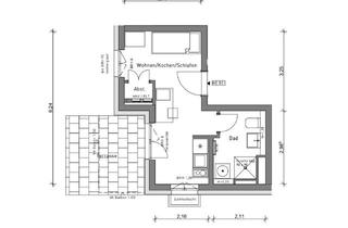 Wohnung mieten in Wiesenstraße 11, 13357 Wedding, Exklusive 1-Zimmer-Neubauwohnung mit privatem Garten in Berlin-Wedding (Bezugsfrei ab 01.01.2027)