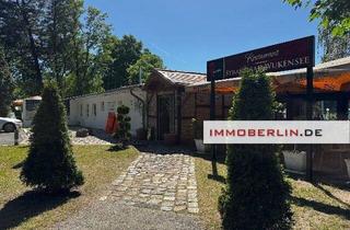 Gewerbeimmobilie kaufen in 16359 Biesenthal, IMMOBERLIN.DE - Sehr attraktives Restaurant & Strandbad am Großen Wukensee