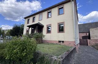 Einfamilienhaus kaufen in 63906 Erlenbach, Handwerker aufgepasst! Großzügiges Einfamilienhaus mit 696 m² Grundstück & Scheune in Erlenbach