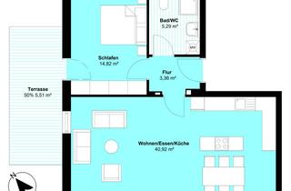 Wohnung kaufen in Flurgrenzstraße, 82205 Gilching, Helle 2-Zimmer-Wohnung mit West-Balkon in Gilching