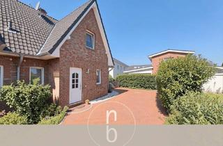 Doppelhaushälfte kaufen in 27639 Nordholz, Familienfreundliche Doppelhaushälfte in Nordholz – mit Kamin, Einbauküche, Carport und Garten