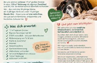 Wohnung mieten in 73557 Mutlangen, Mutlangen - WG Zimmer an Frauen zu vermieten