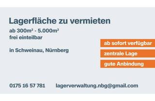 Gewerbeimmobilie mieten in Eisenstraße 38, 90441 Schweinau, Flexible Lagerflächen in zentraler Lage von Nürnberg-Schweinau – 300 bis 5.000 m²