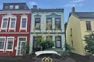 Mehrfamilienhaus kaufen in 28219 Bremen, Bremen - MFH mit 2 WE im Vorderhaus, 2 WE in Hinterhaus + Garage in HB Waller Park Faktor 13,7 Renobedürftig