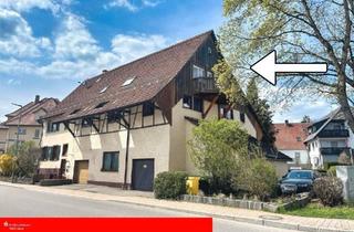 Wohnung kaufen in 78554 Aldingen, Aldingen - Maisonette Dachgeschosswohnung mit Kamin, Garage, Garten Tuningen