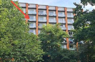 Wohnung kaufen in 22089 Eilbek, Eilbek, ideal für Studenten u. Singles, TOP 1-Zi-ETW, 5. OG sehr schöner Ausblick, direkt an U-Bahn