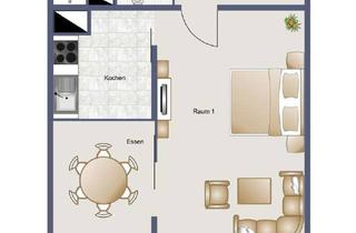 Wohnung mieten in Emsstraße 12, 38120 Weststadt, 1-Zimmer-Wohnung in Braunschweig Weststadt