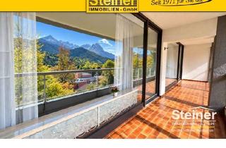 Wohnung mieten in 82467 Garmisch-Partenkirchen, 2-Zimmer-Balkon-Wohnung ca. 80 m² mit freiem Panoramablick, EBK, Keller