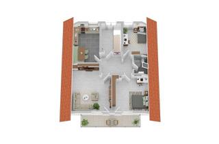 Wohnung mieten in 57610 Altenkirchen, Sanierte 3 Zimmer Wohnung mit Balkon