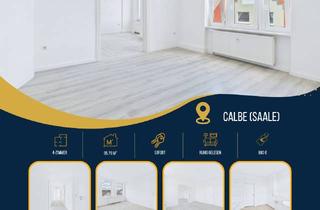 Wohnung mieten in Wilhelm-Loewe-Straße 27, 39240 Calbe, Großzügig wohnen – moderne 4 Raumwohnung in Calbe