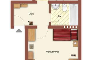 Wohnung mieten in Oberwaldstr. 30, 76227 Durlach, Reizende 1-ZimmerWohnung mit Balkon, Nähe ++Raumfabrik Durlach