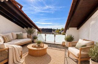 Penthouse kaufen in 76275 Ettlingen, Penthouse-Feeling über den Dächern Ettlingens – großzügige 2-Zimmer-Wohnung mit Süd-Dachterrasse