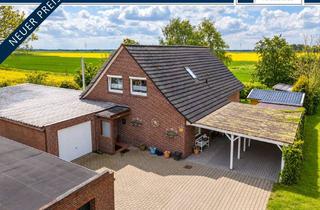 Einfamilienhaus kaufen in 26553 Dornum, Einfamilienhaus mit Gartenidylle und Einliegerwohnung in Feldrandlage von Nesse