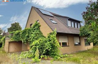 Haus kaufen in 49832 Messingen, Sanieren, gestalten, verwirklichen: Zweifamilienhaus auf großem Grundstück