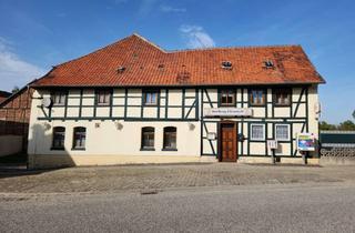Immobilie kaufen in 38838 Huy, Gaststätte mit Saal, Gasträumen, 2 Wohneinheiten, Nebengebäude und Scheune in Eilenstedt / Huy