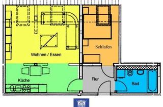 Wohnung mieten in 01877 Bischofswerda, Individuelle und zentral gelegene Dachgeschoss-Wohnung mit offener Küche!