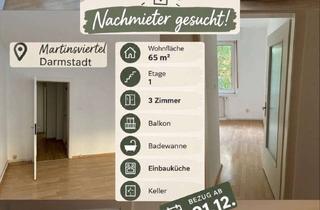 Wohnung mieten in Heinheimer Straße 84, 64289 Darmstadt, Helle 3-Zimmer-Wohnung mit Balkon in attraktiver Lage am Riegerplatz
