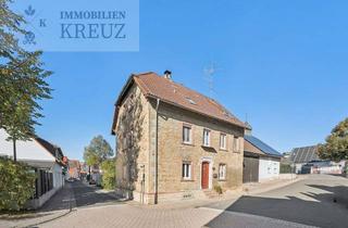 Haus kaufen in 97950 Großrinderfeld, Charmantes Bruchsteinhaus mit viel Platz und großem Balkon in Großrinderfeld