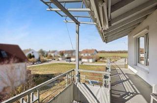 Wohnung kaufen in 86438 Kissing, Vermietete 2-Zimmer-Dachgeschosswohnung im betreuten Wohnen mit Balkon und TG-Stellplatz