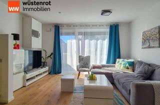 Wohnung kaufen in 63801 Kleinostheim, Exklusives Wohngefühl am Waldrand: Neuwertige Erdgeschosswohnung mit sonniger Terrasse in Bestlage