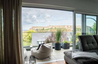 Wohnung kaufen in Brentanostraße 39, 56077 Ehrenbreitstein, Moderne Maisonette-Wohnung mit Dachterrasse und unverbaubarem Blick auf die Festung Ehrenbreitstein