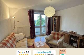 Wohnung mieten in Landrain 55, 06118 Frohe Zukunft, 3-Zimmer-Wohnung mit Südbalkon im 2. OG – Küche für 100 € Ablöse