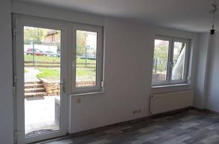 Wohnung mieten in 01705 Freital, Gemütliche 1-Raumwohung mit Einbauküche, großer Terasse und Garten (auch als Büro möglich)