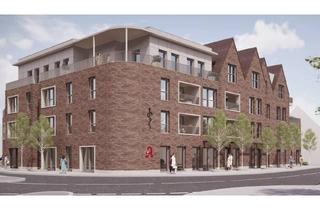 Wohnung mieten in Sendplatz, 48629 Metelen, Erstbezug am Marktplatz Metelen: 3 Zimmer, 99 m², Loggia mit Kirchblick, Wärmepumpe & PV