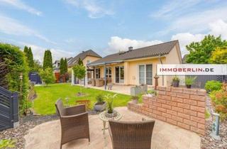 Wohnung kaufen in 14513 Teltow, IMMOBERLIN.DE - Toplage! Sehr behaglicher Bungalow (Energieeffizienz A) mit Südgarten