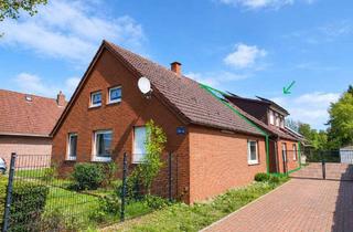 Doppelhaushälfte kaufen in 26871 Papenburg, Viel Raum, schöner Garten und idyllische Kanallage – charmante Doppelhaushälfte