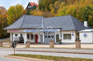 Gewerbeimmobilie kaufen in 38889 Blankenburg, Attraktiver Gewerbestandort mit hoher Sichtbarkeit - 2.021 m² für Handel, Werkstatt & Wohnen