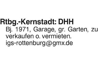 Immobilie kaufen in 72108 Rottenburg, DHH