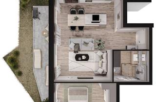 Wohnung kaufen in 40627 Düsseldorf, Sofort bezugsfertige Neubau-Souterrainwohnung mit ca. 68 m² Wfl. in Düsseldorf-Unterbach!