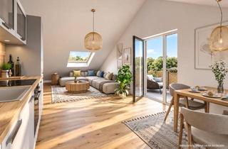 Wohnung kaufen in 83607 Holzkirchen, Helle 2-Zimmer-Dachgeschoßwohnung mit Tageslichtbad und Süd-West-Balkon