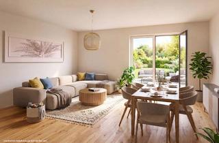 Wohnung kaufen in 83607 Holzkirchen, Charmante 3-Zimmer-Erdgeschoßwohnung mit Westgarten