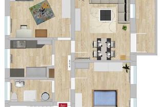 Wohnung mieten in Am Bahnhof 4a, 31675 Bückeburg, frisch renovierte 3-Zimmer-Wohnung in Bückeburg mit optimaler Verkehrsanbindung. Ideal für Pendler H