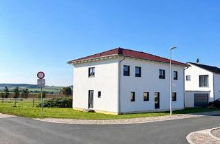 Einfamilienhaus kaufen in Am Langen Baum 22, 96110 Scheßlitz, Durchdachtes Wohnen mit Weitblick: Barrierefreies Einfamilienhaus im Rohbaustadium