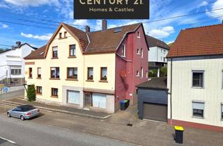 Haus kaufen in 66299 Friedrichsthal, Attraktives 1-2 Familienhaus mit Garten und Garage und zusätzlicher Gewerbeeinheit in Friedrichsthal