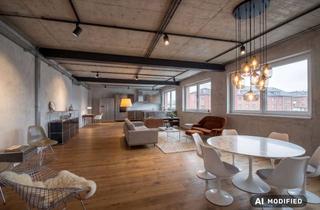 Loft kaufen in 45128 Südviertel, Kernsaniertes 128 m² Loft im Essener Südviertel: Dachterrasse, 3 Zimmer und Doppel-TG mit Wallbox