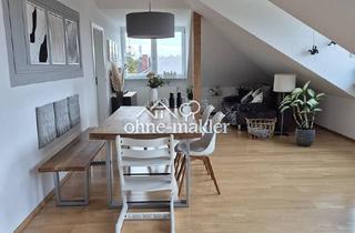 Wohnung kaufen in 80807 München, Helle und gepflegte 3-Zimmer-Dachgeschosswohnung in grüner, ruhiger Lage im Münchner Norden
