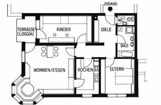 Wohnung kaufen in 89312 Günzburg, Günzburg - 3-Zimmerwohnung in bester Lage mit TiefgarageAufzugBalkon