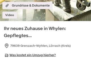 Haus kaufen in 79639 Grenzach-Wyhlen, Grenzach-Wyhlen - Reihenmittelhaus zum Verkaufen