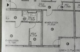 Wohnung kaufen in 76149 Nordstadt, 3-Zimmer-Dachgeschosswohnung in Karlsruhe-Nordstadt