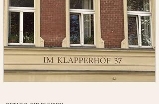 Wohnung kaufen in Im Klapperhof 37, 50670 Altstadt-Nord, Ein Altbaujuwel in Citylage, stilvoll wohnen im Herzen von Köln