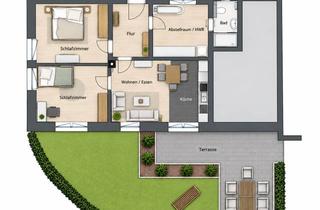 Wohnung mieten in 63679 Schotten, 4-Zimmer-Erdgeschosswohnung mit Terrasse und privatem Garten in Schotten