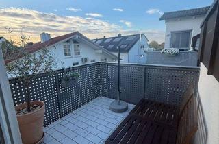 Wohnung mieten in Eggensteiner Weg 13, 76351 Linkenheim-Hochstetten, Schöne & helle Dachgeschosswohnung mit 2 Zimmern & 2 Balkone in Linkenheim-Hochstetten