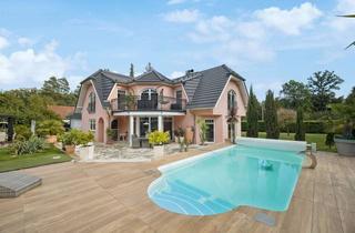 Villa kaufen in 01458 Ottendorf-Okrilla, Leben wie im Urlaub - Exklusive Traumvilla mit Pool, Sonnenterrasse und Garten