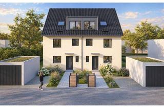 Doppelhaushälfte kaufen in 70619 Riedenberg, Schlüsselfertig & massiv; Neubau-Doppelhaushälfte in KfW40 QNG Bauweise mit Garage & Stellplatz