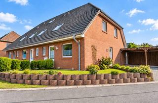 Haus kaufen in 25866 Mildstedt, Reihenendhaus in Mildstedt – 100 m² Wohnfläche, 4 Zimmer, Garten und Carport