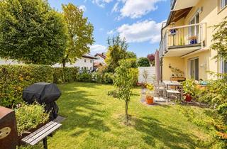 Wohnung kaufen in 85649 Brunnthal, Gemütliche EG-Maisonettewohnung mit West-Terrasse, ca. 210 m² großem Garten & Hobbyraum in Brunnthal